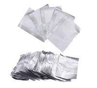 VALICLUD Pellicole Per Unghie Rimozione Smalto in Gel 500 Pezzi 5 Confezioni Dischetti Per Rimozione Smalto Per Manicure Professionale e Uso Domestico in Cotone e Alluminio