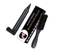 VALICLUD Penna Modellante Per Barba e Baffi Di Spazzola Riempitiva Strumento Per Cura Della Barba Design Punte Per Apparenza Uniforme e Naturale