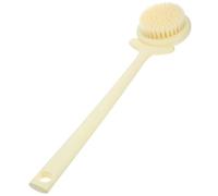VALICLUD Pennello Da Bagno Di Fiori Spazzola Per La Pulizia Della Pelle Macchia Indietro Difficile Scrubber Semplice Lavasciuga Per La Pulizia Della Schiena Lavaggio Umano Corpo Beige Pp