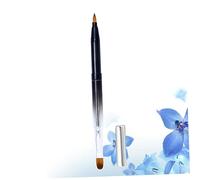 VALICLUD Pennello Per Labbra Retraibile Applicatore Per Rossetto e Lucidalabbra Strumento Cosmetico Portatile in Metallo Pennello Flessibile Per Labbra