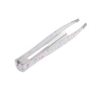 VALICLUD Pennello Per Sopracciglia Pettine Separatore Per Ciglia Pinzette Da Uomo Pinzette Per Le Donne Bobine Per Extension Ciglia Acciaio Inossidabile Bianca