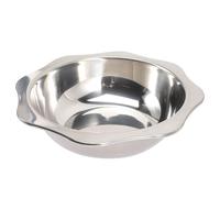 VALICLUD Pentola per Zuppa in Acciaio Inossidabile Argento, Resistente e Facile da Tenere, Multi-sezione per Cucina Domestica e Ristoranti