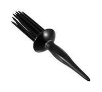 VALICLUD Pettine di ricci morbidi pettine riccio volume spazzola per lo styling per l'asciugatura Pbi di ferro arricciacapelli soffice Arriccia plastica Nero