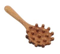 VALICLUD Pettine meridiano pettine di fatti a mano raschiamento manuale del cuoio capelluto strumento di massaggio a denti larghi strumento di massaggio per la cura Di legno Caffè