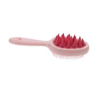 VALICLUD pettine per shampoo massaggiare districare pettini pulizia pulito pennello del cuoio capelluto lavasciuga spazzola per shampoo per piccolo lavapavimenti AbS rosa