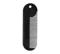 VALICLUD Pettine Robusto e Antiruggine per Barba e Chioma Portatile in Lega di Zinco Stile Semplice, per Uso in Salone da Uomo