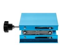 VALICLUD Piattaforma Elevatrice Manuale da Laboratorio in Lega di Alluminio 100X100X160Mm, Sollevatore a Forbice Supporto Compatto per Uso Scientifico e Regolazione Altezza Semplice