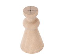 VALICLUD Pinnacoli Decorativi in Legno Francese 7X13 CM per Balaustre per Scale e Montanti Letto Puntali Non Verniciati Stile Vittoriano per Mobili e Aste Tende Accessori Artigianali per