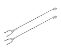 VALICLUD Pinza Raccogli Oggetti Extra Lunga 1m 2 Pezzi in Plastico e Acciaio Inox Pieghevole Design Ergonomico per Anziani e Disabili per Uscite al Parco