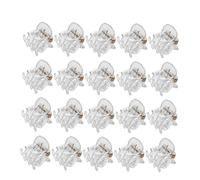 VALICLUD Pinze a Mascella Trasparenti Per Chioma 24 Pezzi, Fermagli Mini Antiscivolo Per Donne e Ragazze, Accessori Per Acconciature e Uso Professionale