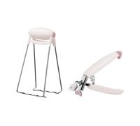 VALICLUD Pinze Regolabili in Acciaio Inossidabile per Piatti e Ciotole da Antiscottatura per Forno e Microonde Clip per Presa di Teglie e Padelle Calde per Campeggio e Cucina Professionale