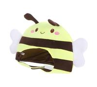 VALICLUD Plush Honeybee Animal Costume Headgear Lightweight Bee Hat With Playful Expression For Birthday Christmas Cosplay Holiday Photo Prop