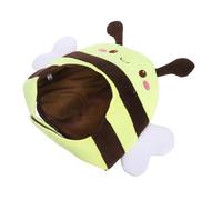 VALICLUD Plush Honeybee Headgear Full Head Cap in Soft Plush For Cosplay Birthday Christmas Party Photo Prop Cute Animal Costume
