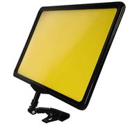 VALICLUD Porta Etichette Alimentari Clip, Espositore Cartellino Prezzo A4 Cornice Nera e Foglio Giallo, Fermaglio per Segnaletica Supermercati e Negozi, Adatto per Menu e Promozioni