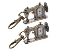 VALICLUD Portachiavi Con Orologio Orologio Quarzo Mini Macchina Da Cucire Forma Unica Per