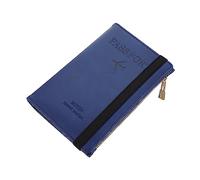 VALICLUD Portadocumenti Da Viaggio Porta Passaporto Protezione Rfid in Pu Resistente, Custodia Per Carte Di Credito Flessibile Compatta Per Uomini D'affari e Studenti Uso Quotidiano