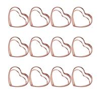 VALICLUD Portamemo in Metallo a Forma di Cuore 25 Pezzi, Elegante e Romantico, per Tenere Note e Biglietti da Visita, per Riunioni di Famiglia e Lauree