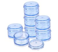 VALICLUD portapillole portatile viaggio piccolo organizzatore pillole settimanale organizzatore pillole rotondo quotidiano della pillola medicine Blu