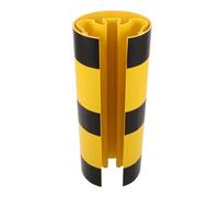 VALICLUD Protezione per Colonne in Plastica Antiurto 30 Cm per Scaffali Industriali 80-100 Mm - Copertura Anticollisione ad Alta Visibilità per Magazzino e Logistica