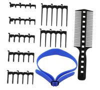 VALICLUD Protezioni per Tagliacapelli Guide Pratiche per Capelli Comode Guide di Taglio Parti delle Protezioni per Tagliacapelli Pettini di Posizionamento in Silicone Gialli