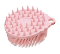 VALICLUD Puleggia da Bagno per Ragazzo Ragazza in Silicone Morbido Doppia Faccia per Massaggio Sensoriale e Pulizia Corpo Setole Delicate per Bagnetto Quotidiano Rosa