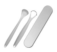 VALICLUD Raschietto Per Lingua in Acciaio Inossidabile Pulisci Lingua Strumento Per Pulizia Orale Della Rimuove Residui Previene Malattie