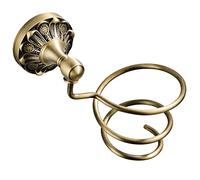 VALICLUD Reggi Phon a Muro in Rame Supporto Stabile per Asciugacapelli Bagno Design Classico