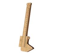 VALICLUD Righello Calibrato Legno per Misurazione Precisa Strumento Portatilper Disegno e Misura Doppia Scala per e Uso Scolastico