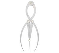 VALICLUD Righello per Sopracciglia in Acciaio Inossidabile Stencil per Sopracciglia Curvo Strumento di Misurazione per Forma e Adatto per Trucco Professionale e Uso Personale