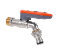 VALICLUD Rubinetto Esterno in Rame con Serratura a Combinazione Antifurto per Spigots, Adattatori 4" e Protezione Contro Uso Non Autorizzato in Spazi Condivisi e Asili
