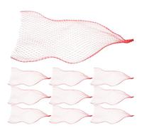 VALICLUD Sacchetti Rete Riutilizzabili 100pezzi per Verdure e Frutta, Borsa Portatile in Nailon Rosso Resistente allo Strappo, Alternativa Ecologica a Sacchetti di Plastica