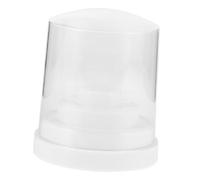 VALICLUD Scatola Portaoggetti Per Punte Trapano Unghie Organizer Antipolvere Plastica Per Testine Di Fresa Slot Per Manicure Professionale e Uso Domestico Design Pratico e Resistente