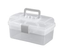 VALICLUD Scatola Portautensili Pieghevole Per Unghie Strati Organizer Strati Per Riporre Attrezzi Scatola Portaoggetti in Acrilico Trasparente Maniglia