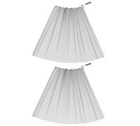 VALICLUD Schermo Parascintille per Caminetto 2 Pezzi 61X508 CM Rete Resistente al Calore Pannello Decorativo Interno Protezione Antiscintille per Focolare e Braciere