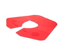 VALICLUD Scialle Per Coloranti Per Tagliare i Collare Mantello Parrucchiere Colorazione Cappe Per Per Il Salone Colletto Da Barbiere Rosso Gel Di Silice
