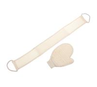VALICLUD Scrubber Per Schiena e Guanto Esfoliante Da Doccia Set Guanti Da Bagno in Cotone e Lino Accessori Per Pulizia Del Corpo Per Donna e Uomo Leggero e Trasportabile Per Uso Casalingo e