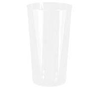VALICLUD Secchio per Fiori Trasparente in Plastica Pet, Vaso Floreale Cilindrico Alto Resistente, Contenitore Creativo per Piante da Interno e Decorazione Casa Ufficio
