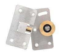 VALICLUD Set 1 Pezzo Puleggia in Ferro Metallico Argento per Porte Scorrevoli Armadio e Finestre, Rotella Scorrevole Silenziosa Scorrimento Fluido e Meno Rumore