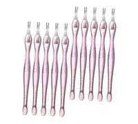 VALICLUD Set 10 Pezzi Strumenti Per Manicure Forbici e Tagliaunghie Per Pelle Morta, Punta a Becco, Design Ergonomico, Per Cura Unghie Naturali e Rimozione Cuticole, Per Uso Personale e Regalo