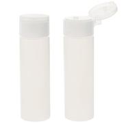 VALICLUD Set 2 Pezzi Bottiglie da Viaggio Back To School Party in Pe da 50ml, Riutilizzabili e Richiudibili per Shampoo e Lozione, per Viaggio e Trasporto Cosmetici