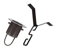 VALICLUD Set 2 Pezzi Ganci Adattatori in Lega di Alluminio e Ferro per Catena Antipioggia Scolapiatti Catena per Pioggia Accessori da Esterno per Installazione Grondaia Resistente alle