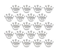 VALICLUD Set 20 Spille a Corona Mini in Lega Resistente Spille per Abiti e Sciarpe Strass Accessori Eleganti per Feste e Cerimonie per Uso Quotidiano