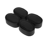 VALICLUD Set 4 Cuscini per Avvolgitori Orologi Automatici in Pu e Spugna Nero, Morbidi e Resistenti per Proteggere e Conservare Orologi Meccanici