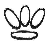 VALICLUD Set 4 Pezzi Spazzole a Vapore per Macchina Stiratrice Abiti, Accessori in Plastica Nera Facile Installazione per Pulizia Efficiente a Casa e Lavanderia