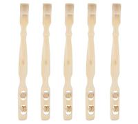 VALICLUD Set 5 Pezzi Grattapunti per Schiena in Materiale Sintetico Giallo, Strumento di Massaggio per Alleviare Prurito e Stimolare Relax Adatto a Tutte le Età