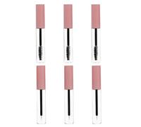 VALICLUD Set 6 Pezzi Flaconi Mascara per Ciglia Ricaricabili 5Ml con Punta per Ombretto Contenitori Vuoti Portatili per Trucco e Viaggi Flaconi Pratici e Antigoccia con Tappo Rosa