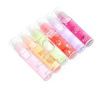 VALICLUD Set 6 Pezzi Levigante Per Labbra in Roll-on Transparente, Balsamo Idratante e Pomata Per Labbra Effetto Protettivo, Rossetto Nutriente Per Secche e Screpolate