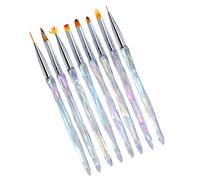 VALICLUD Set Di 8 Pennelli Per Nail Art Per Manicure E Unghie Per Manicure Kiss Pennelli Per Punteggiatura Pennelli Per Pittura Per Smalto Per Decorazione Unghie Per Salone Di