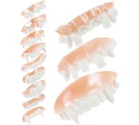 VALICLUD Set di Denti Divertenti E Scherzi - 24 Pezzi di Denti Brutti E Cattivi di Goofy Buck per Halloween E Feste (12 Stili)