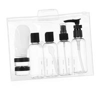 VALICLUD Set Flaconi da Viaggio per Articoli da Toeletta Vuoti 80ml, Contenitori Ricaricabili Dispenser e Spray, Kit Flaconi la Cura della Cute Astuccio Portaoggetti, per Viaggi e Uso